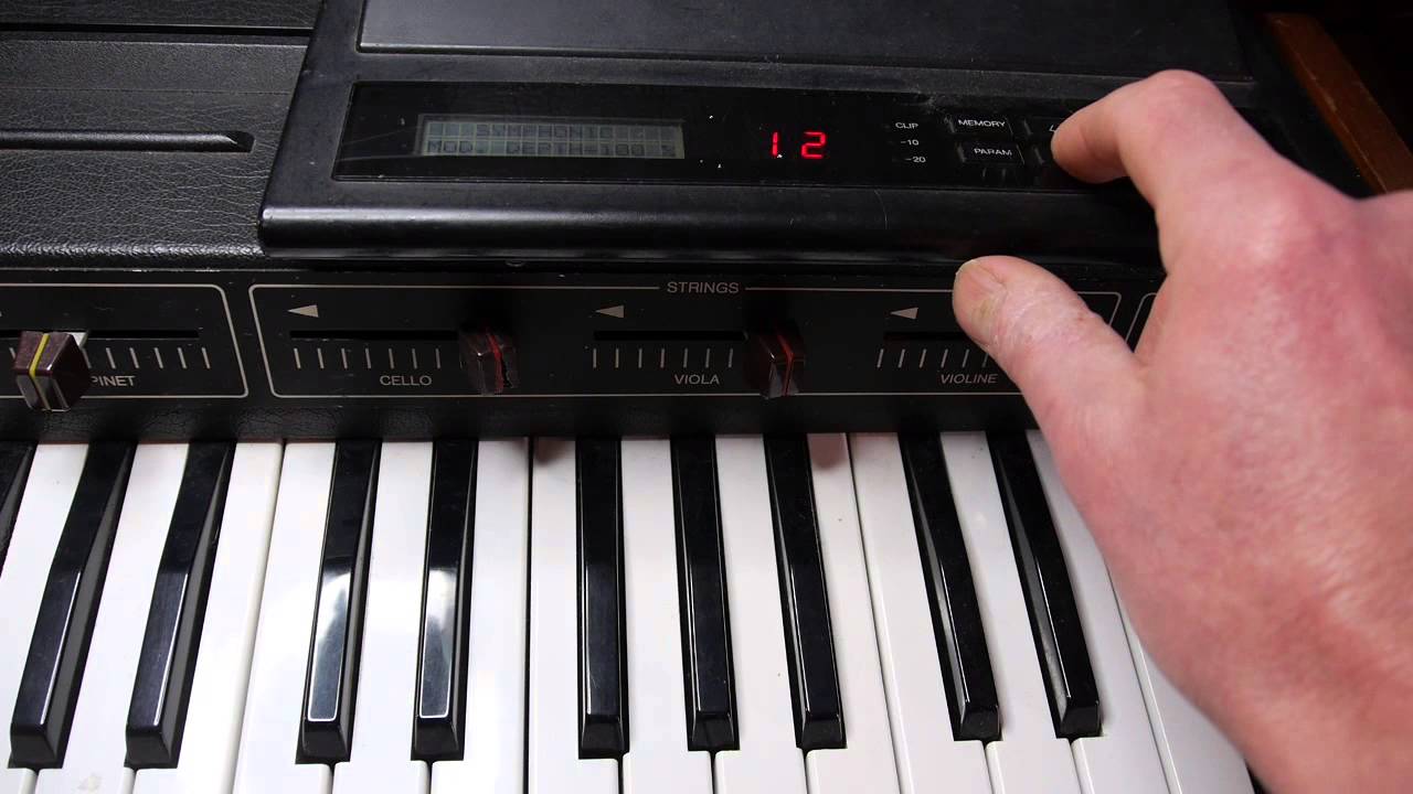 Yamaha REX50 & Vermona Piano - Strings: Symphonic.