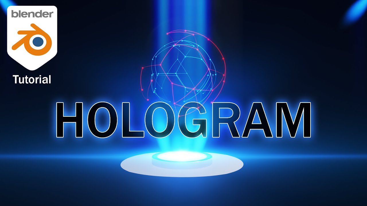 Easy Blender Hologram Effect | Blender Tutorial