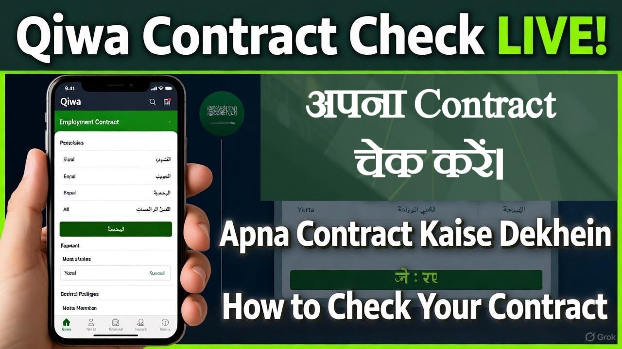 Qiwa Contract Check &ndash; How to View Your Employment Contract in Saudi Arabia | Step by Step Live Guide