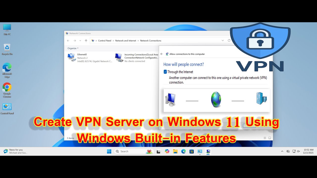 How to Create VPN Server on Windows 11 Using Windows Built-in Features