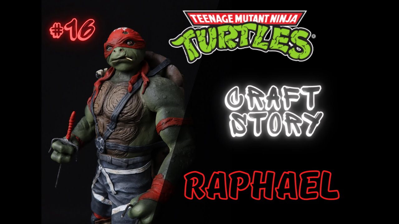 Sculpting RAPHAEL from TMNT (Timelapse)/Лепим Рафаэля из черепашек ниндзя.