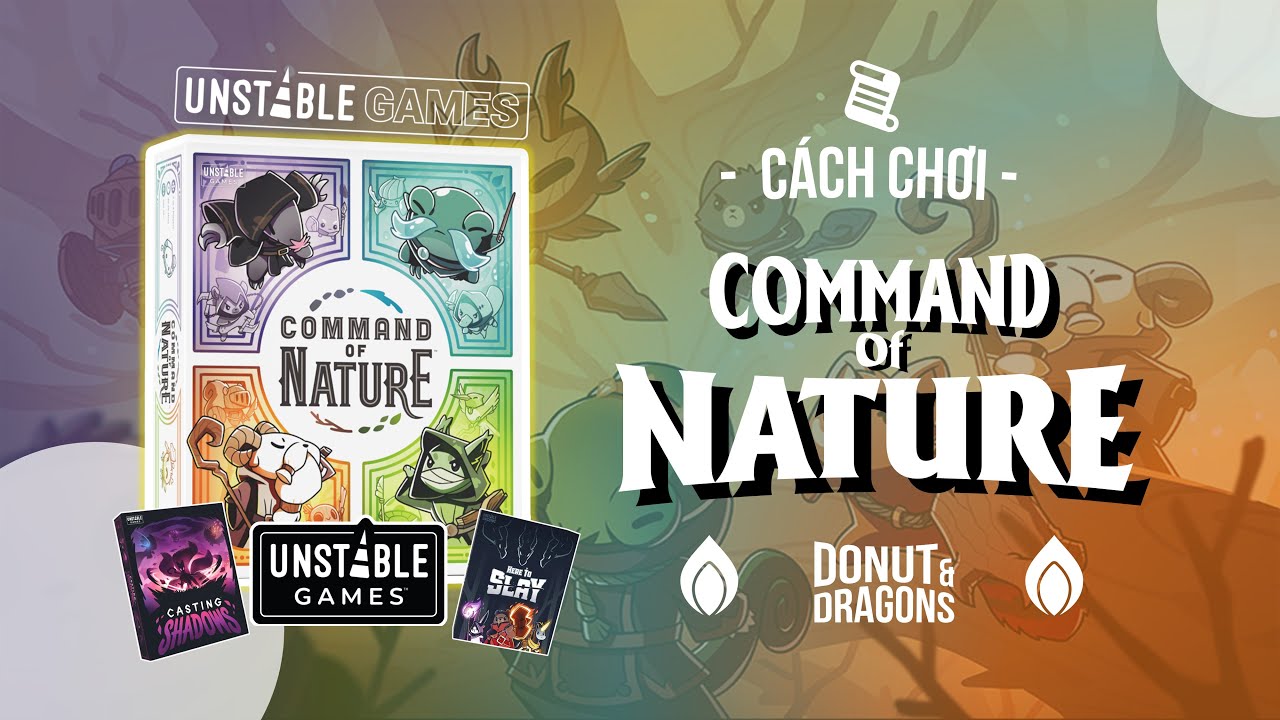 Hướng Dẫn Cách chơi Board Game Command Of Nature - Sức mạnh của các Nguyên Tố | Donut&Dragons