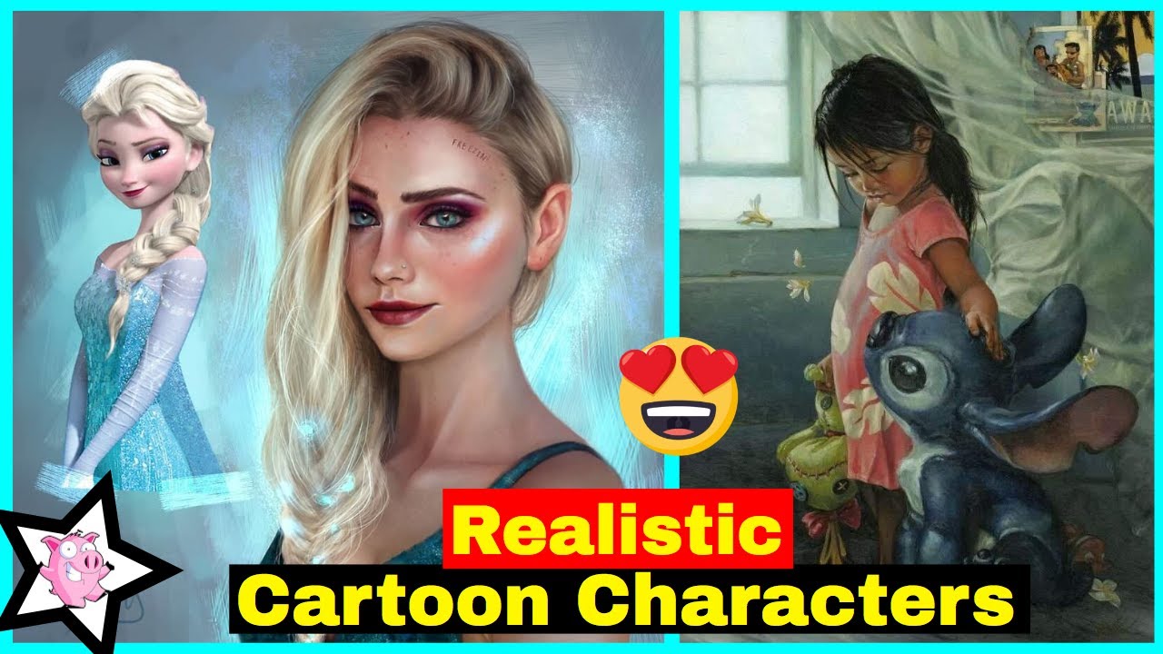 Hyper Realistic Cartoon Characters