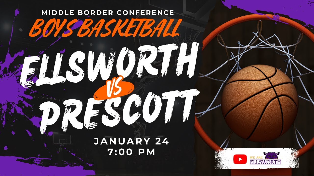 Prescott vs Ellsworth | Boys Varsity Basketball | Jan 24, 2026