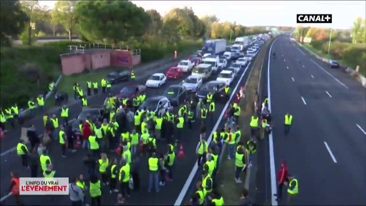 Gilets Jaunes : 1 mort et 528 blessés dont 17 graves - L'info du vrai du 19/11 - CANAL+