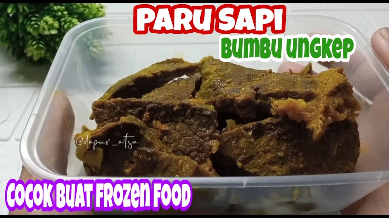 Resep Paru Sapi Bumbu Ungkep Yang Simple dan Enak Banget