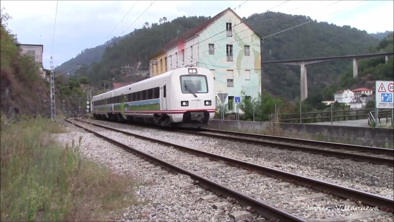 Linea del Miño dias antes del largo cierre por obras