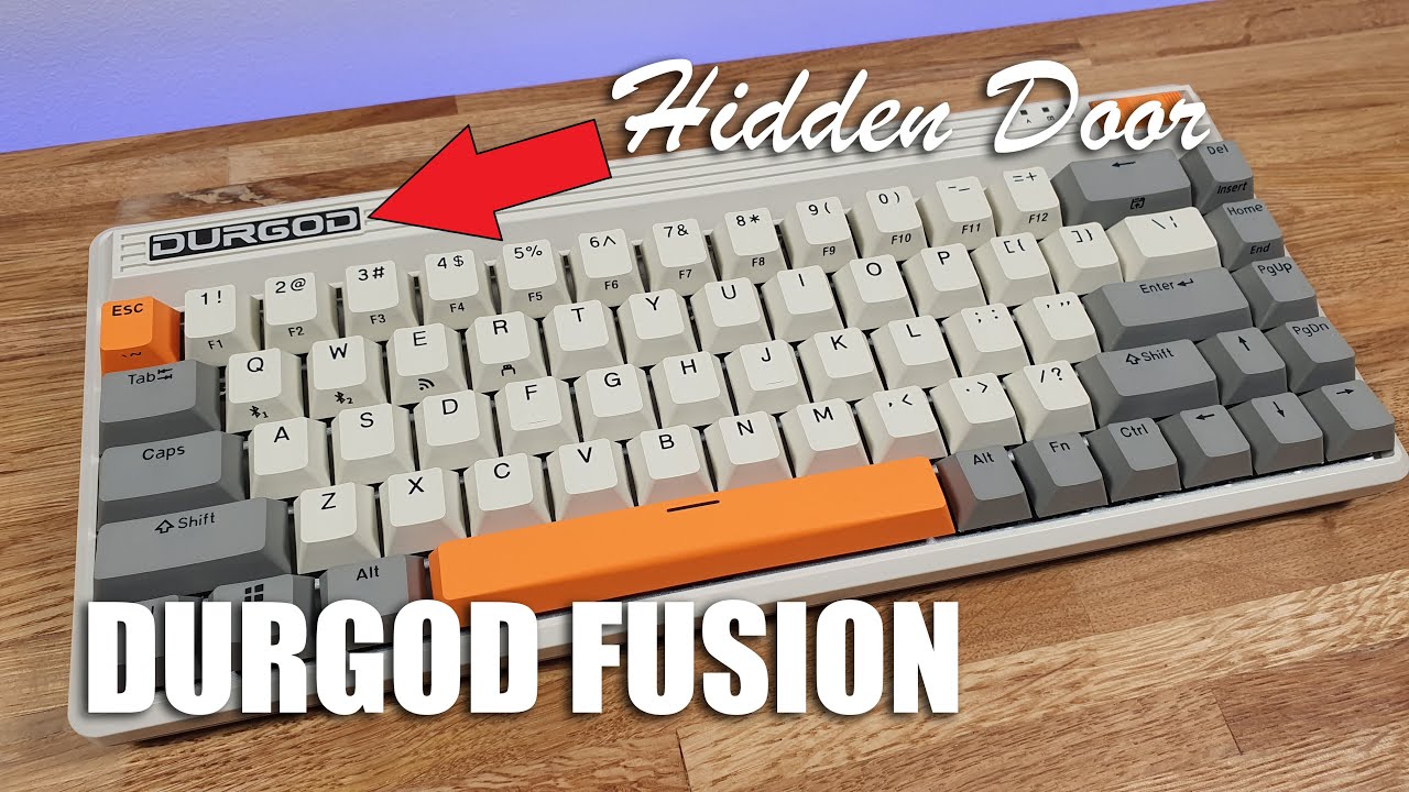 Durgod Fusion 65% Retro Mechanical Keyboard Unboxing and Review
