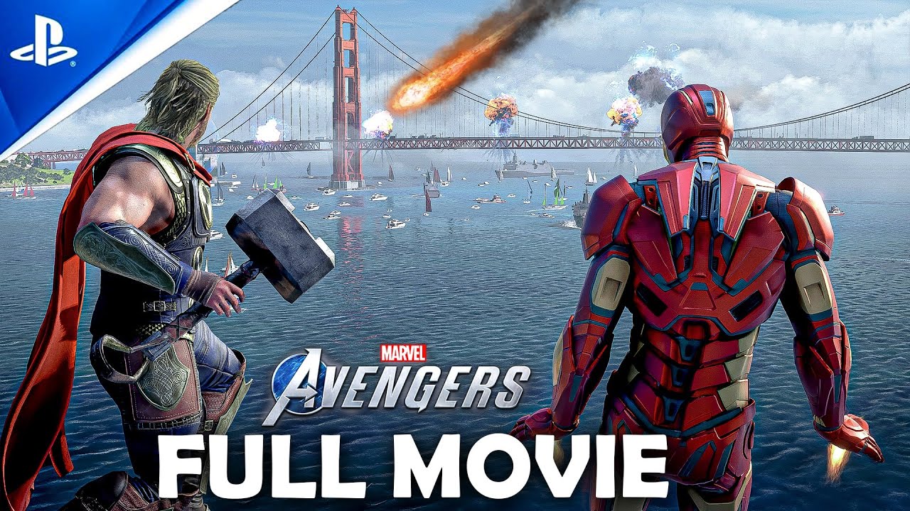 MARVEL'S AVENGERS (PS5 PRO) All Cutscenes Full Super Heros Action Movie [4K 60FPS HDR] All DLC'S