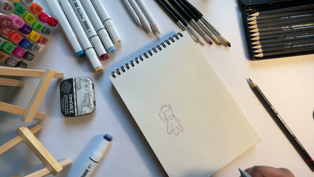 How to draw anime cartoon || Art