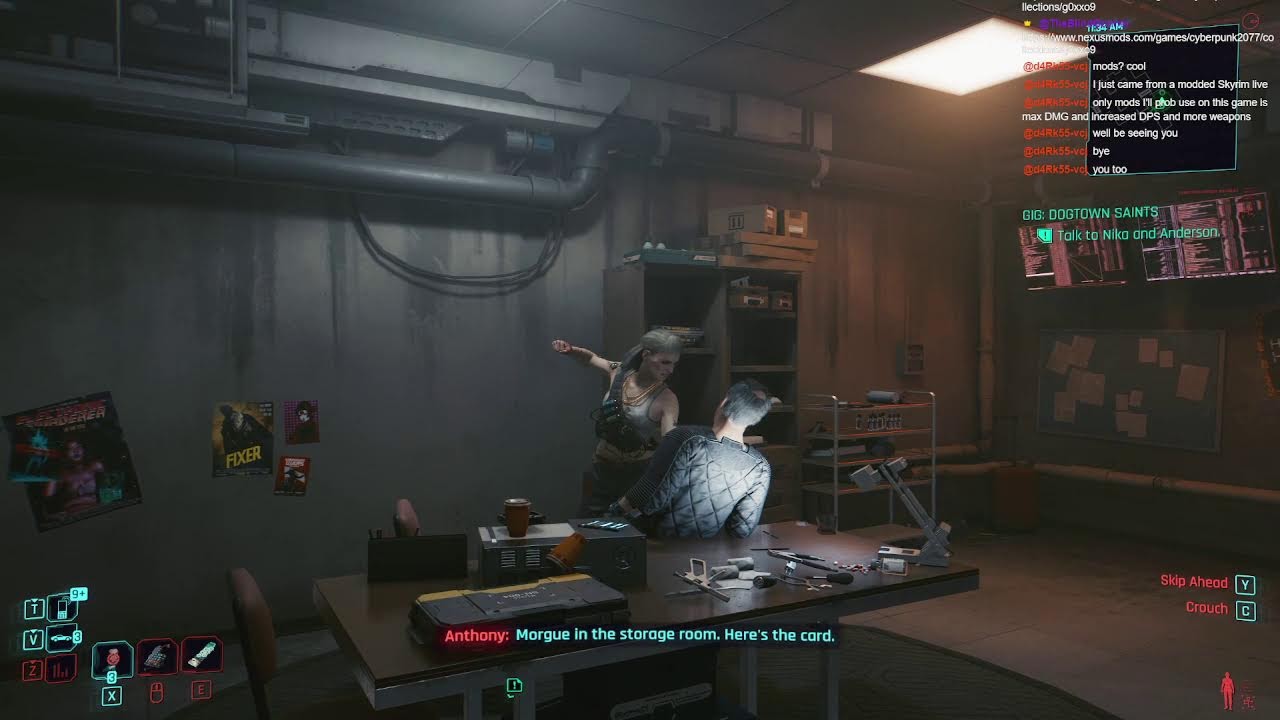 Cyberpunk: combat overhaul / dark future immersive playthru