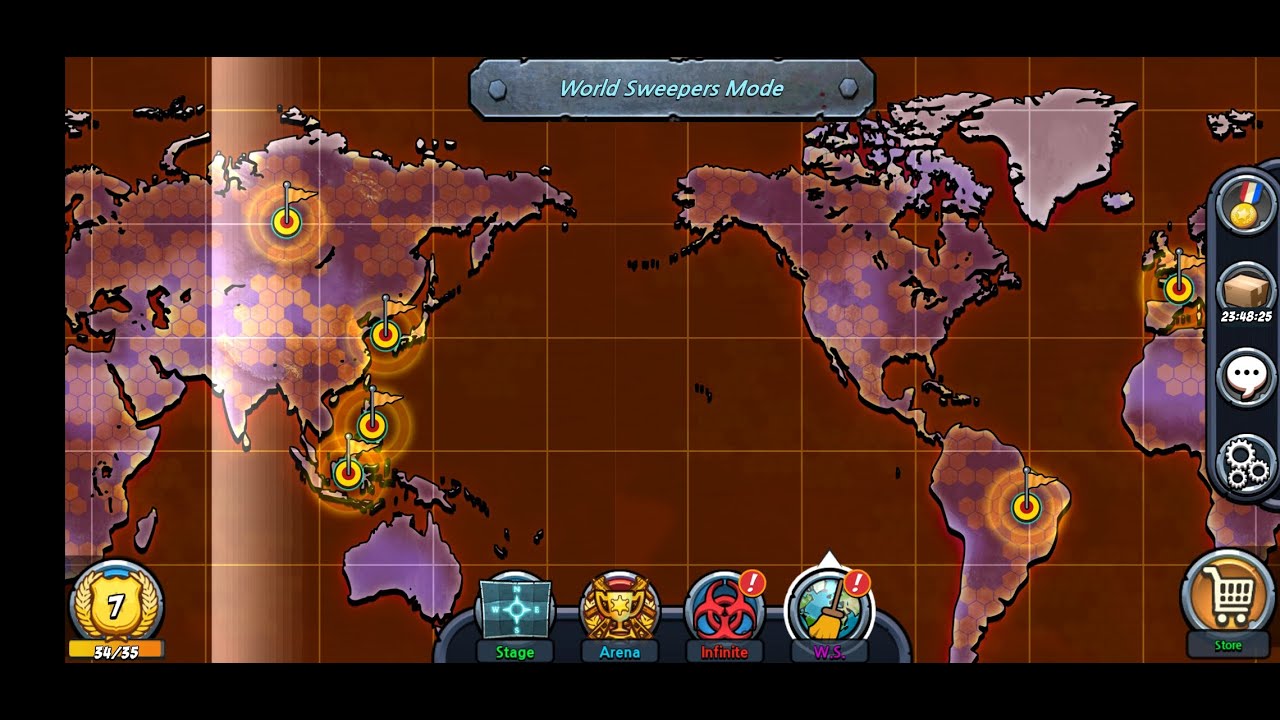 How to open 'World Sweeper Mode' in 'SWAT and Zombies Season 2'