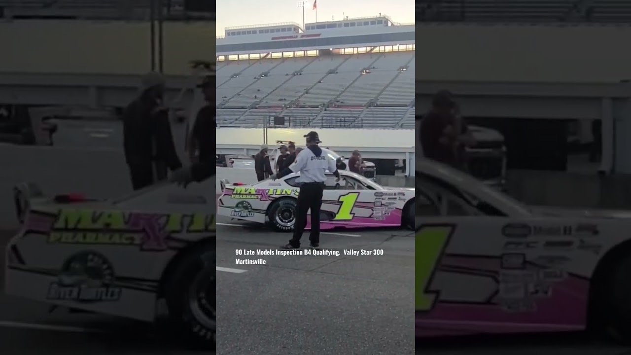 Inspection for Qualifying Valley Star 300 Martinsville #grassrootsracing #latemodels #circletrack