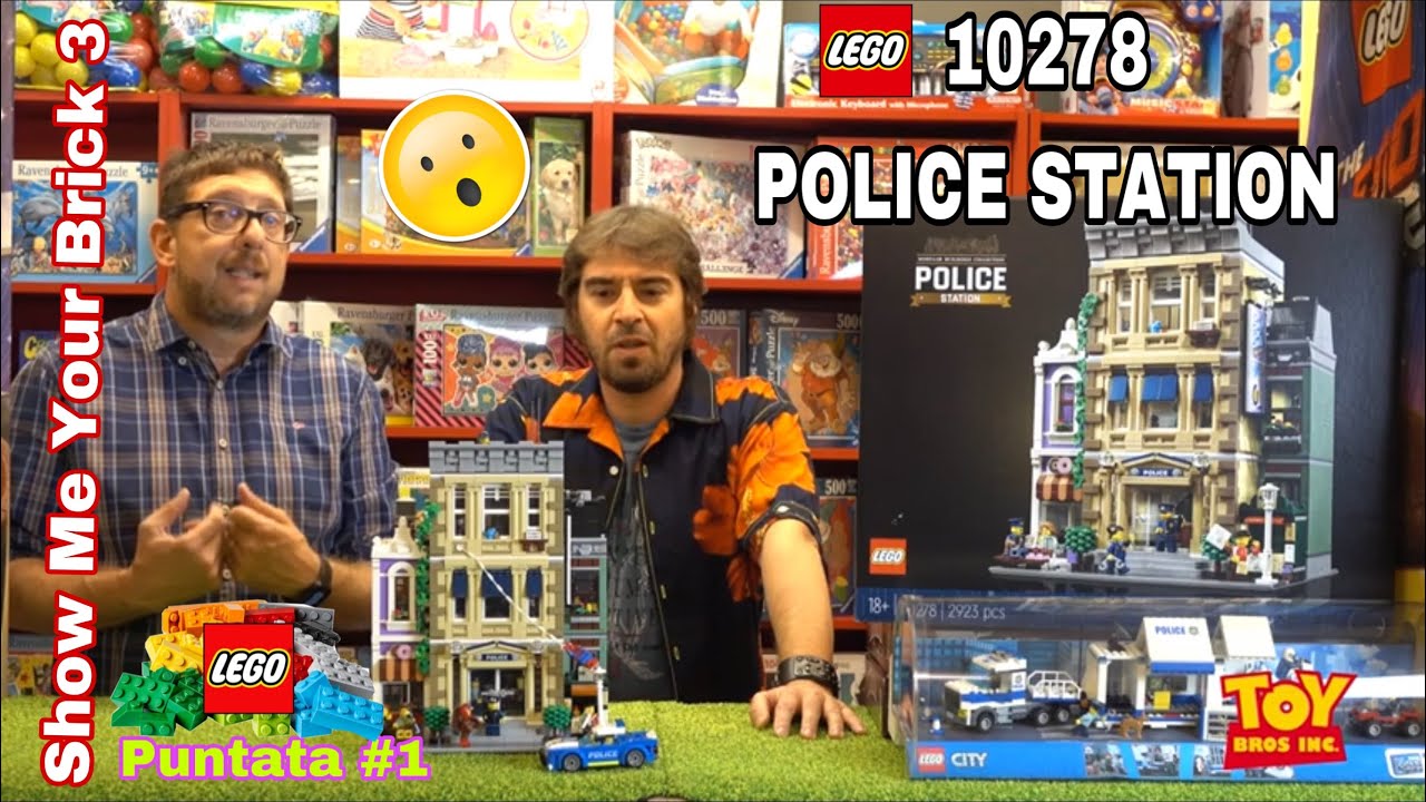 #1 Show  Me Your Brick  Stagione 3 : Lego Creator Expert 10278  LA STAZIONE DI POLIZIA