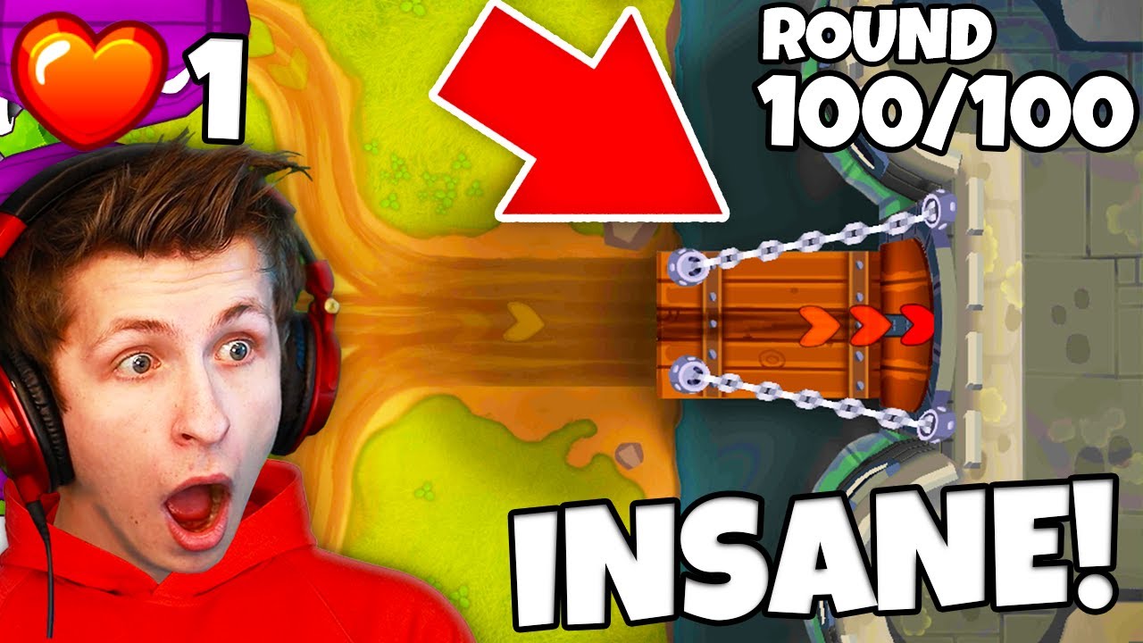 HARDEST Map EVER!! | Defend the Castle Challenge in BTD 6