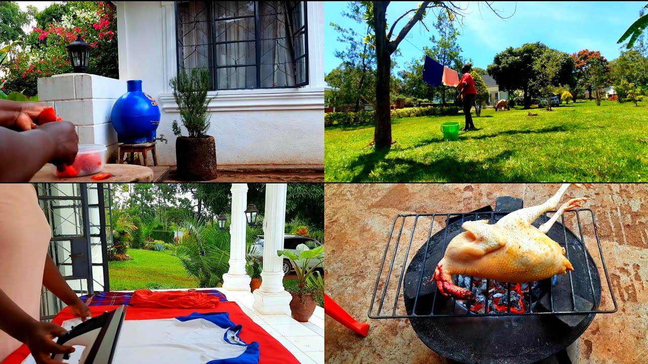 A day in life as a countrygirl/Rainy evening/African village life/Village ambiance