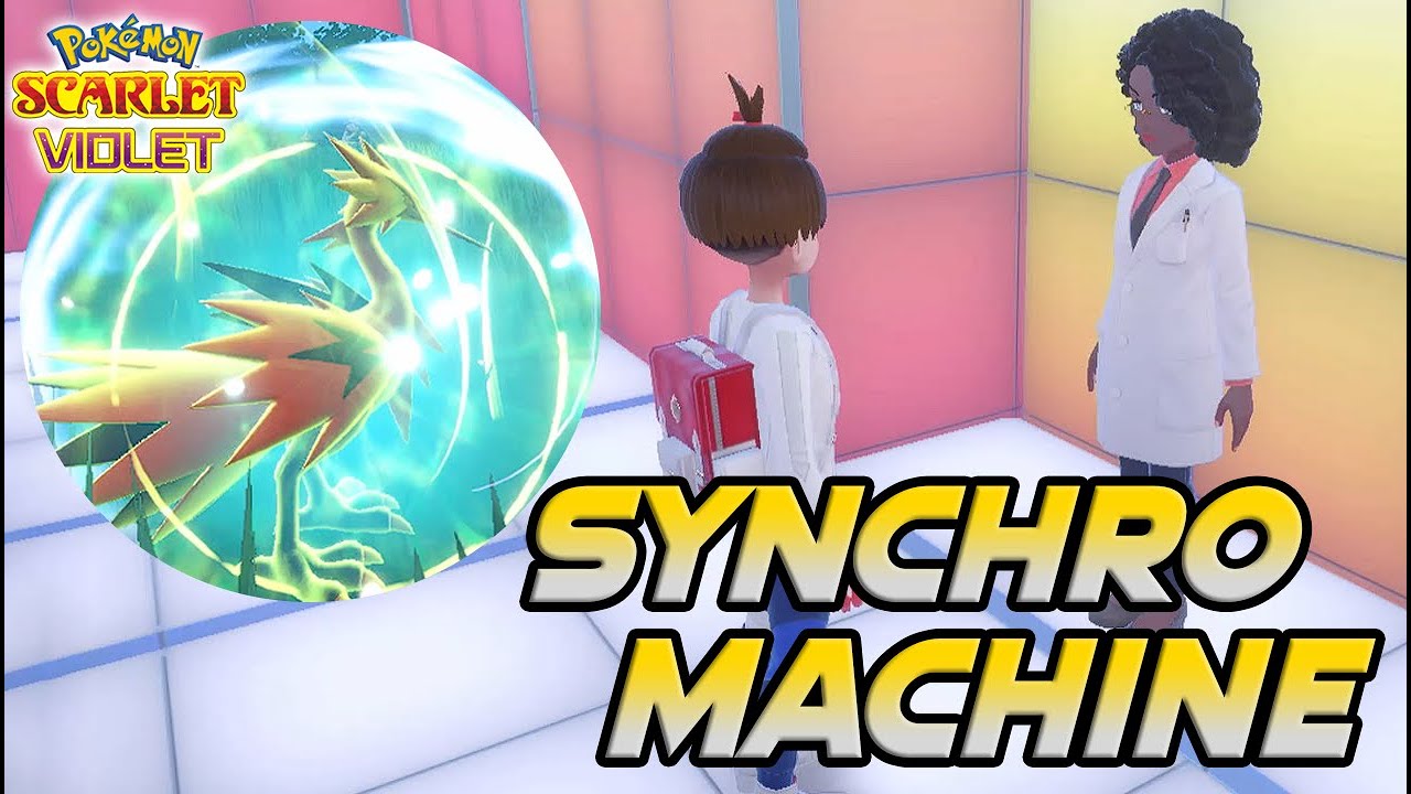 HOW TO GET AND USE SYNCHRO MACHINE in Pokemon Scarlet and Violet