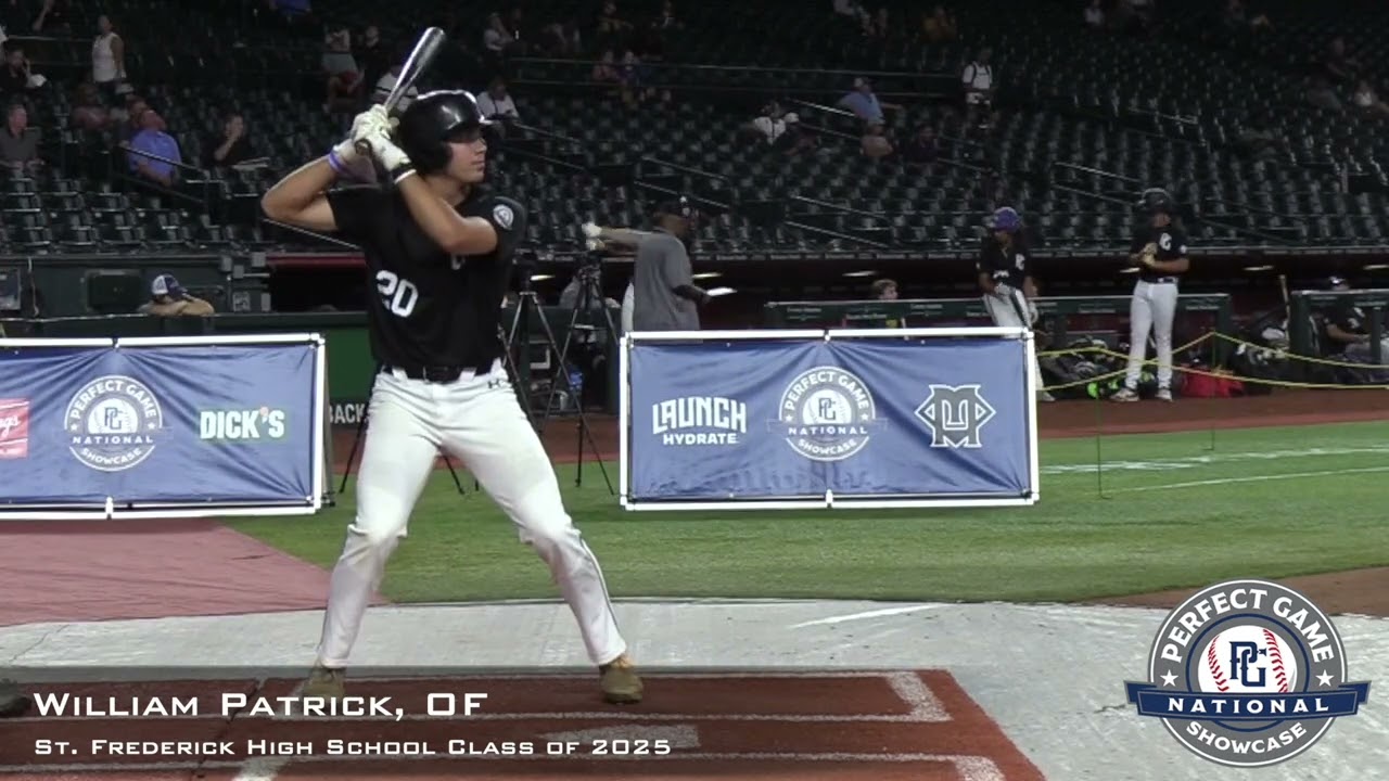 William Patrick Prospect Video, OF, St  Frederick High School Class of 2025