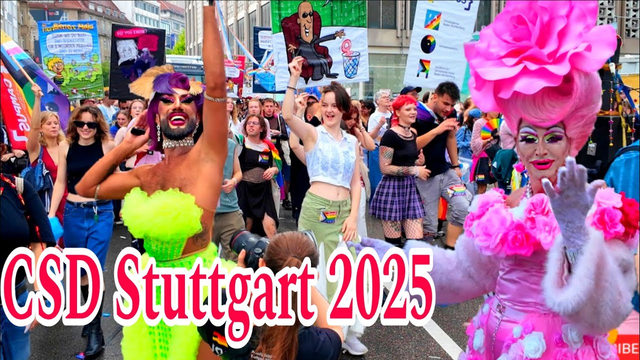 CSD Stuttgart 2025: Stolz am Tag, Party bis tief in die Nacht