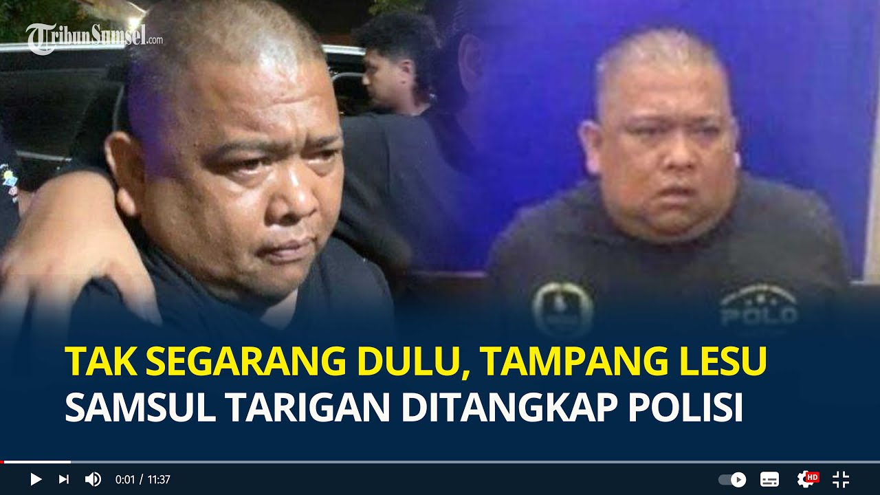 Tak Segarang Dulu, Tampang Lesu Samsul Tarigan Buronan Penyerangan Polisi Ditangkap
