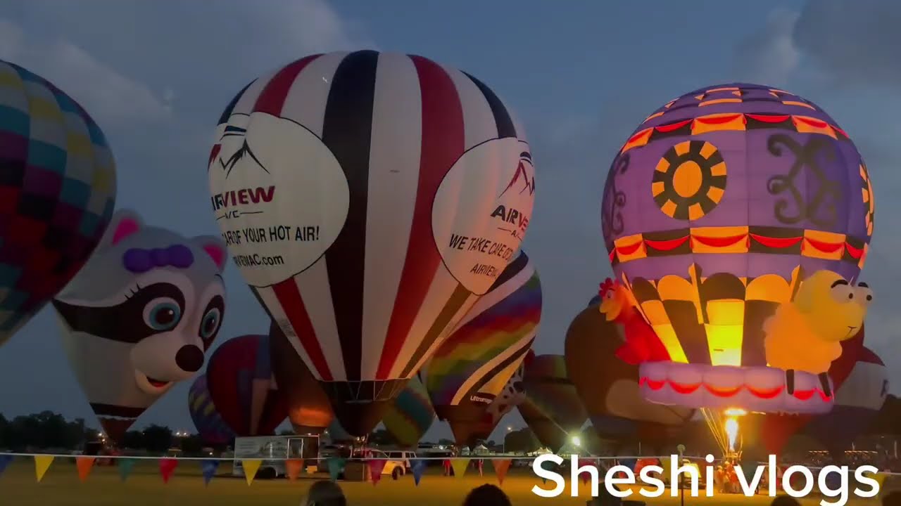 Plano Balloon Festival 2025 🎈🎆 | Balloons, Fireworks & Festival Magic