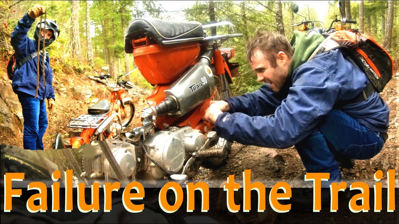 Shocking Honda Trail 90/110 Disaster on Green Mountain ADV Ride!