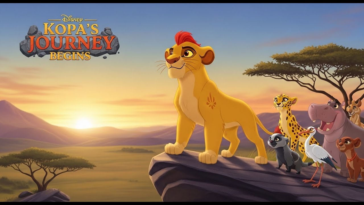 🦁✨ Lion Guard Kopa’s Journey Begins
