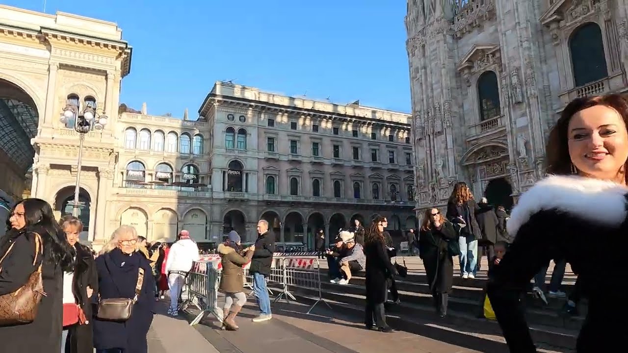 ミラノのドォーモ周辺を散策【イタリア】Milano Italia 2024/12/31