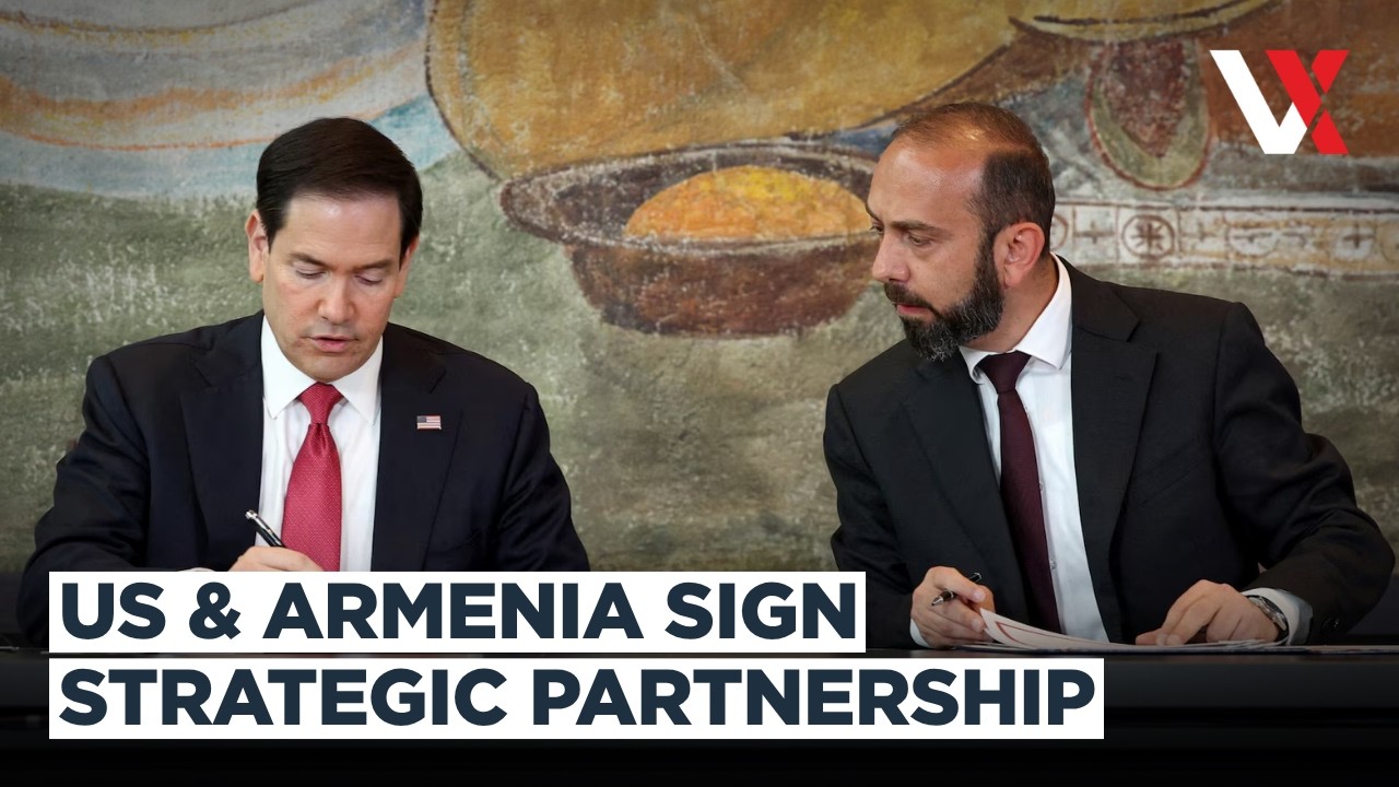 US & Armenia Sign Strategic Pact Amid Russia Warnings Over EU Path | VERTEX