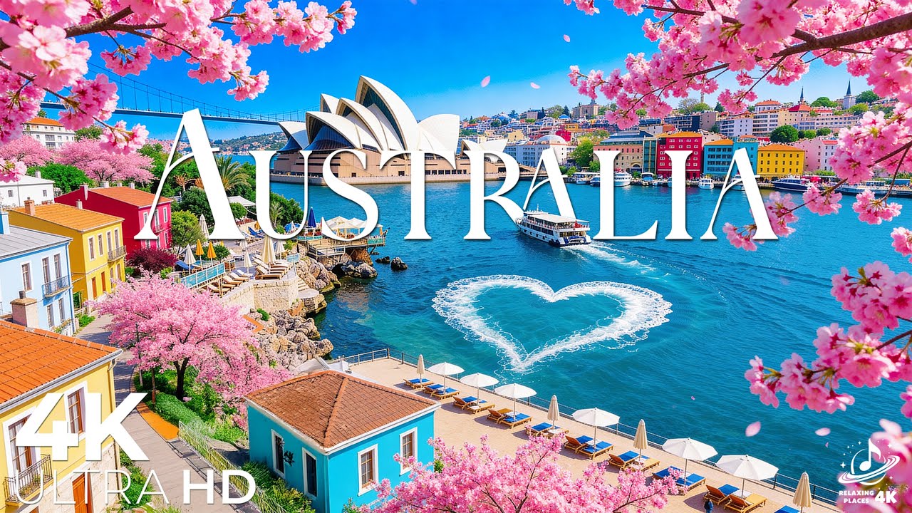 Весенняя Австралия 4K 🇦🇺 | Сиднейская гавань, культовый Оперный театр и живописное побережье