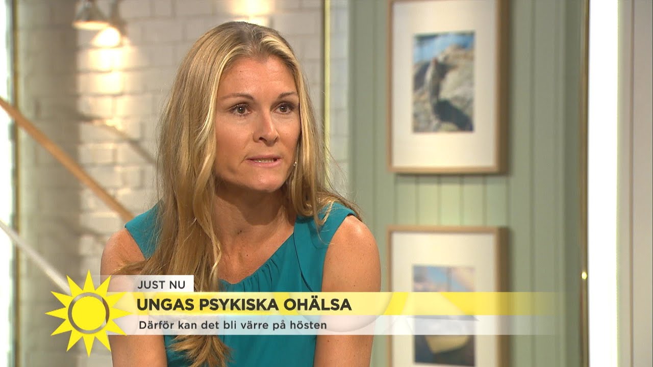 Psykisk ohälsa bland unga - därför blir det värre på hösten - Nyhetsmorgon (TV4)