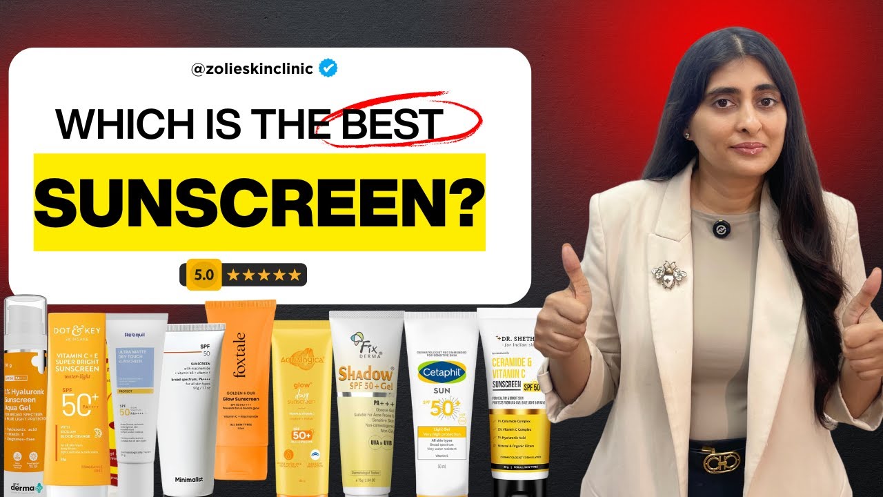 Best Sunscreens in India | Rating Popular Sunscreens as Dermatologist |Sunscreen for Oily, Dry Skin|