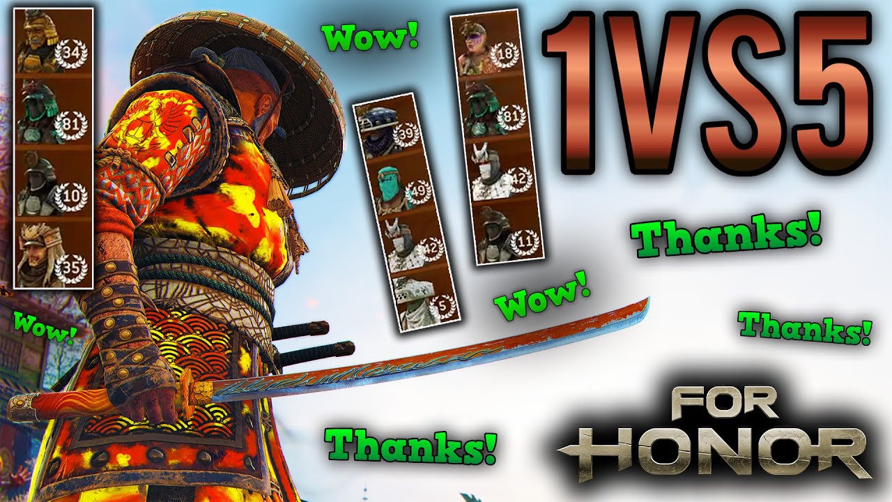Insane carries in MOST difficult & toxic lobby ever [For Honor]