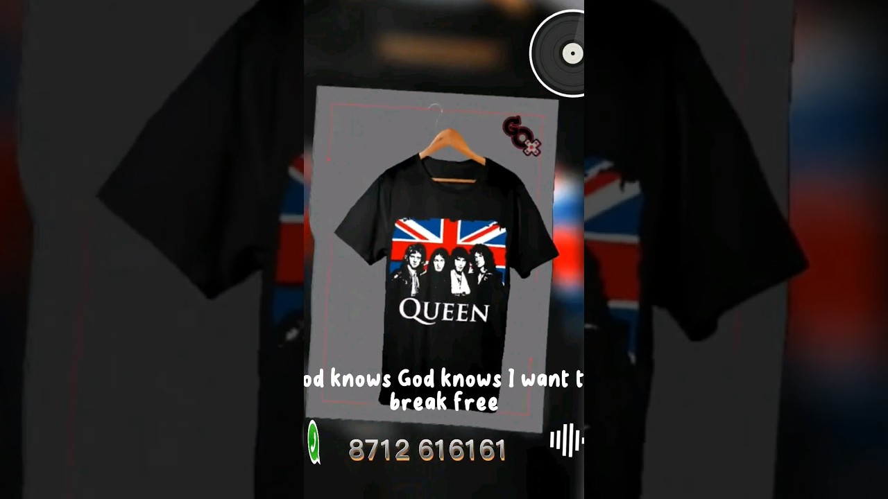 playeras de Queen. venta envíos Nacionales