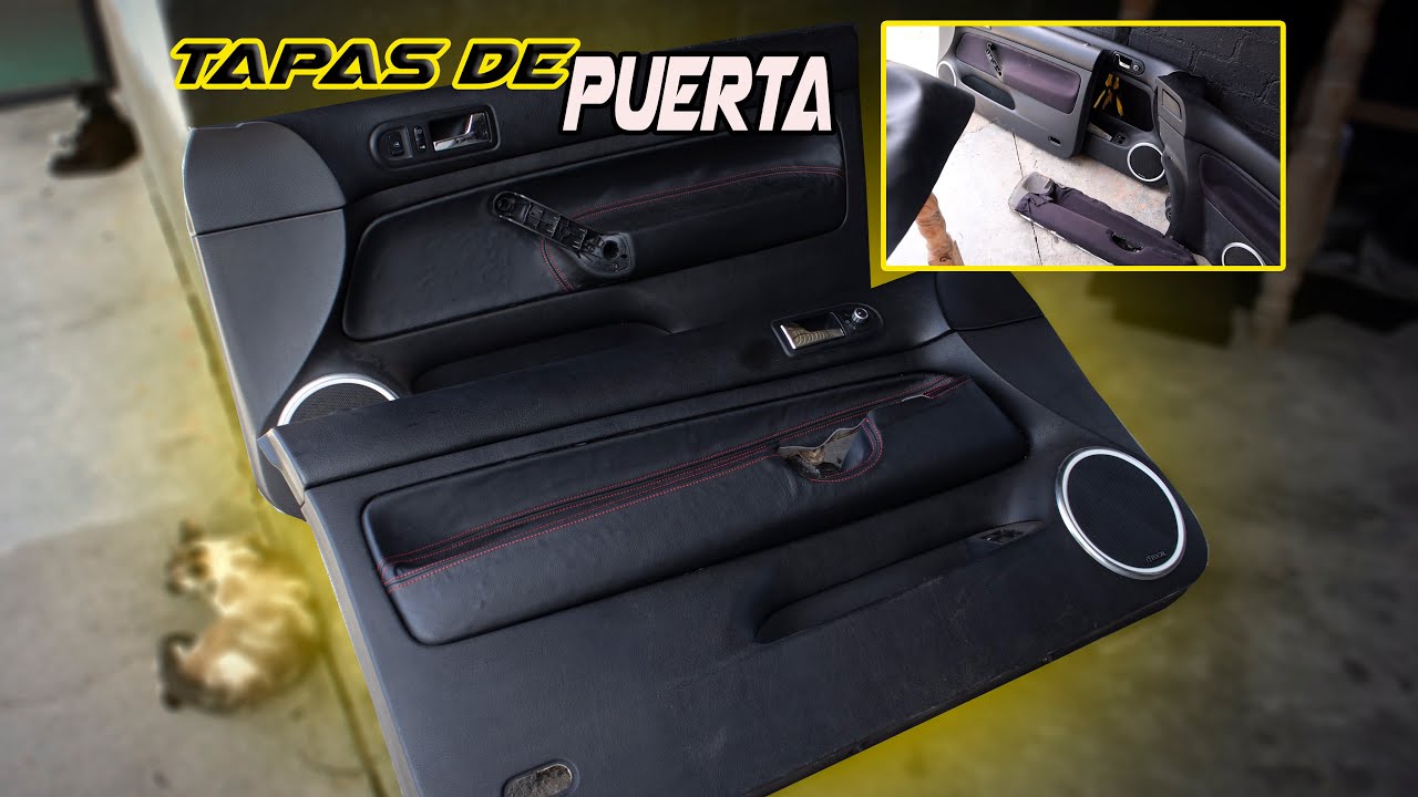 REPARANDO Y TAPIZANDO TAPAS DE PUERTA - GOLF GTI 4