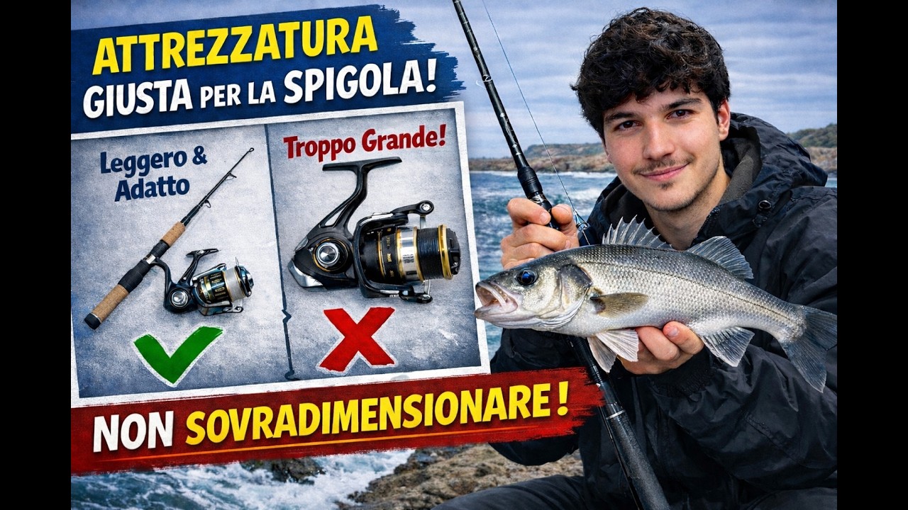 SOVRADIMENSIONARE? ASSOLUTAMENTE NO E VI SPIEGO PERCHE' (spinning alla spigola)