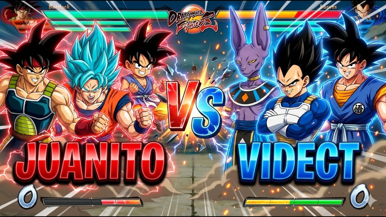 JUANITO SONICO VS VIDECT | Dragon Ball FighterZ