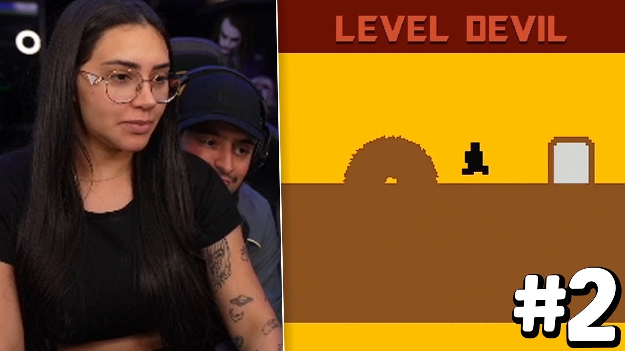 CORINGA E TAINA COSTA JOGANDO LEVEL DEVIL! EP 2