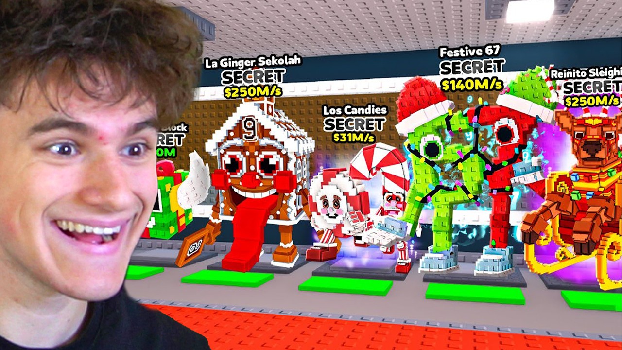 HO SBLOCCATO TUTTI I NUOVI BRAINROT SECRET CON LA FORTUNA *NATALIZZIA* su STEAL A BRAINROT!