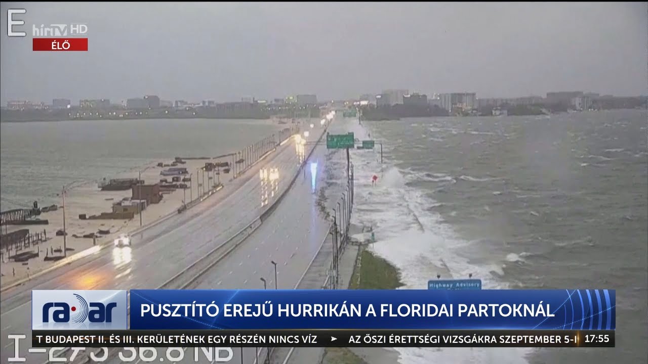 Radar - Pusztító erejű hurrikán a floridai partoknál (2023-08-30) - HÍR TV