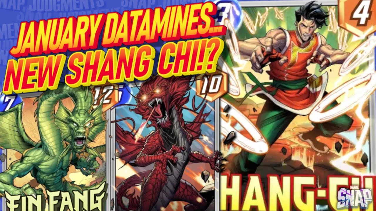 NEW SHANG CHI! January Datamines are FIRE! Marvel Snap