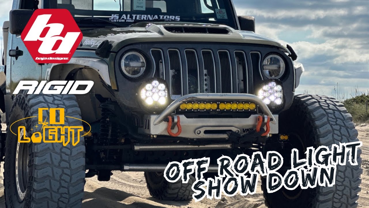 DO NOT BUY OFF-ROAD LIGHTS, Until You Watch This - BAJA DESIGNS VS RIGID VS COLIGHT