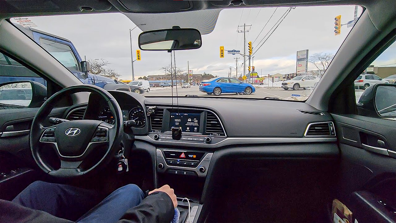 Driving My 2018 Hyundai Elantra GL to Tim Hortons in Niagara Falls