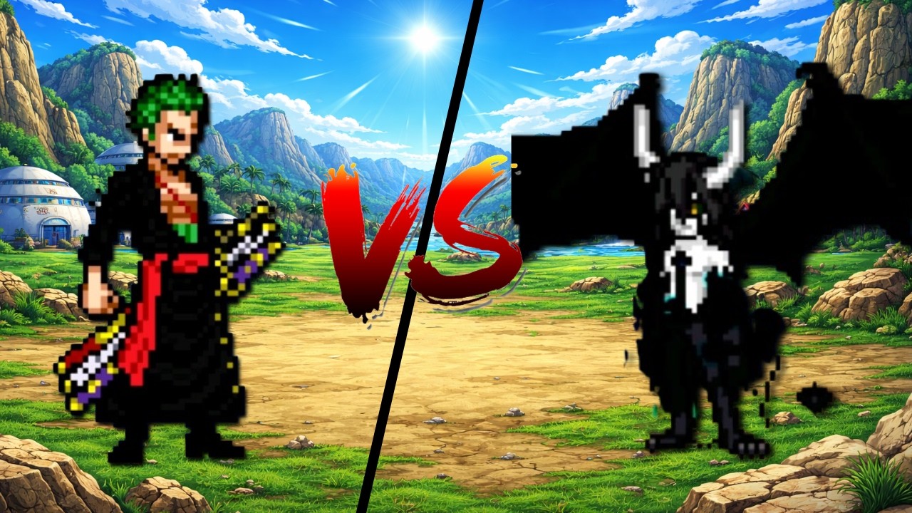 Onigashima Zoro VS Ulquiorra Resurrección! | One Piece VS Bleach | Jump Force Mugen V14