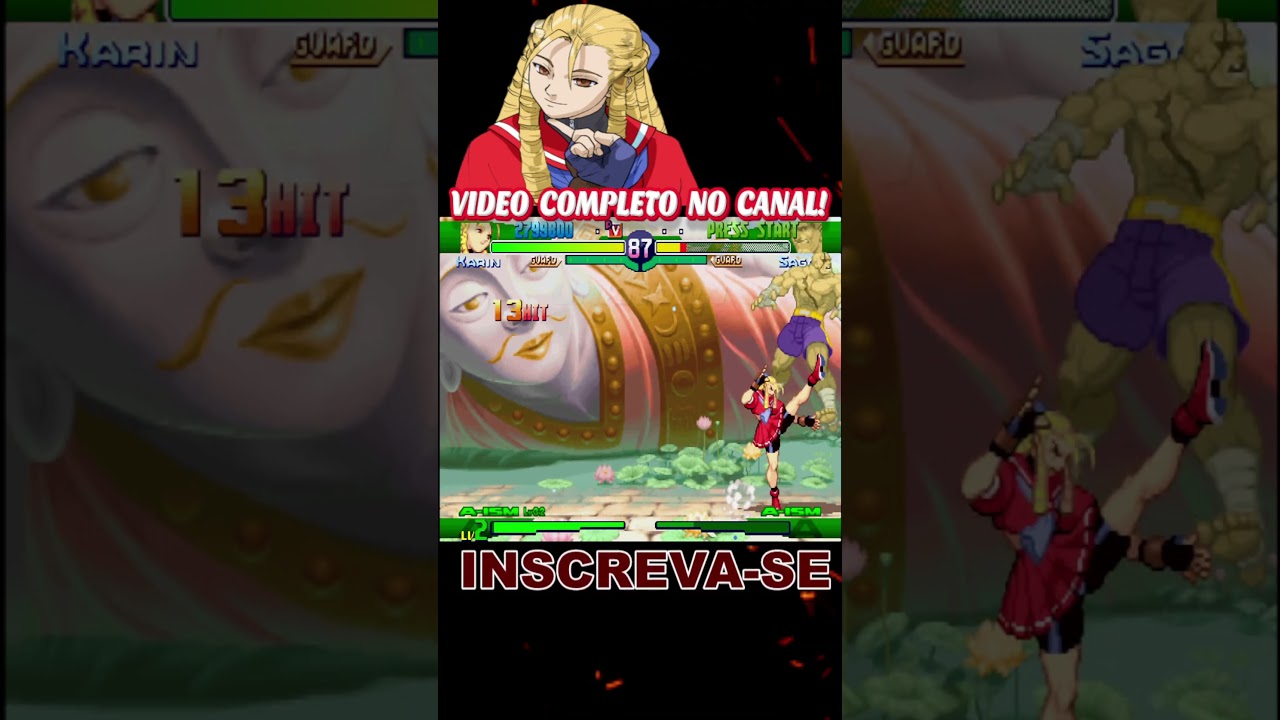 【SFA3】KARIN ADVANCED COMBO