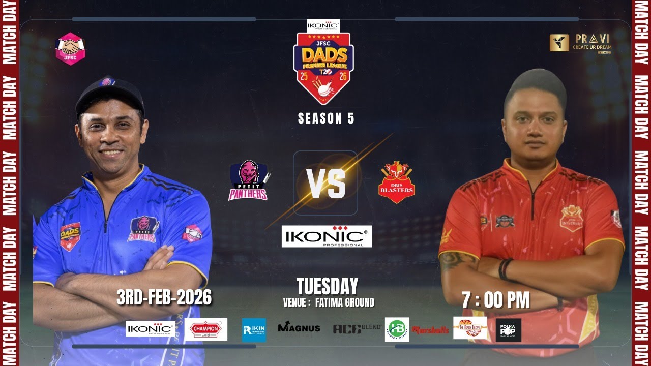 PETIT PANTHERS VS DBIS BLASTERS | JFSC DADS PREMIER LEAGUE | SEASON 5