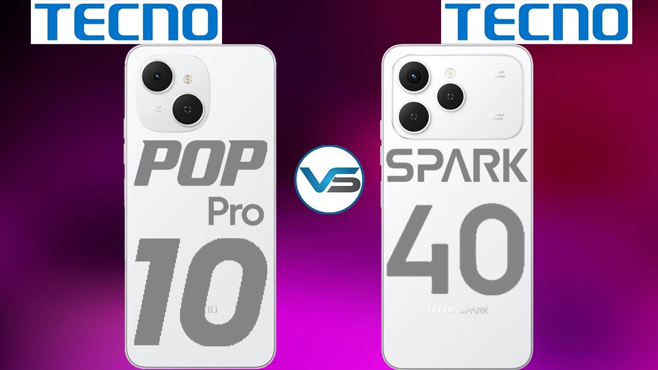 Tecno Spark 40 VS Tecno Pop 10 Pro | Tecno Pop 10 Pro VS Tecno Spark 40 | Tecno Pop 10 Series