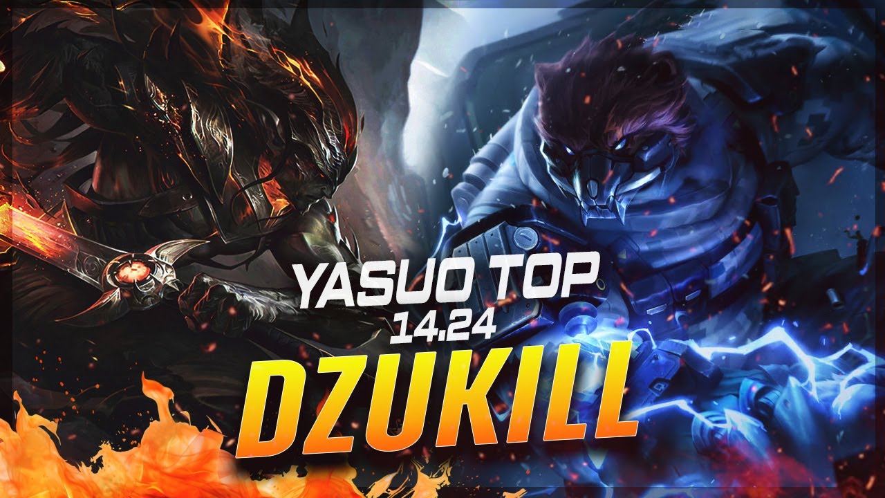 Dzukill - Yasuo vs Volibear TOP Patch 14.24 - Yasuo Gameplay