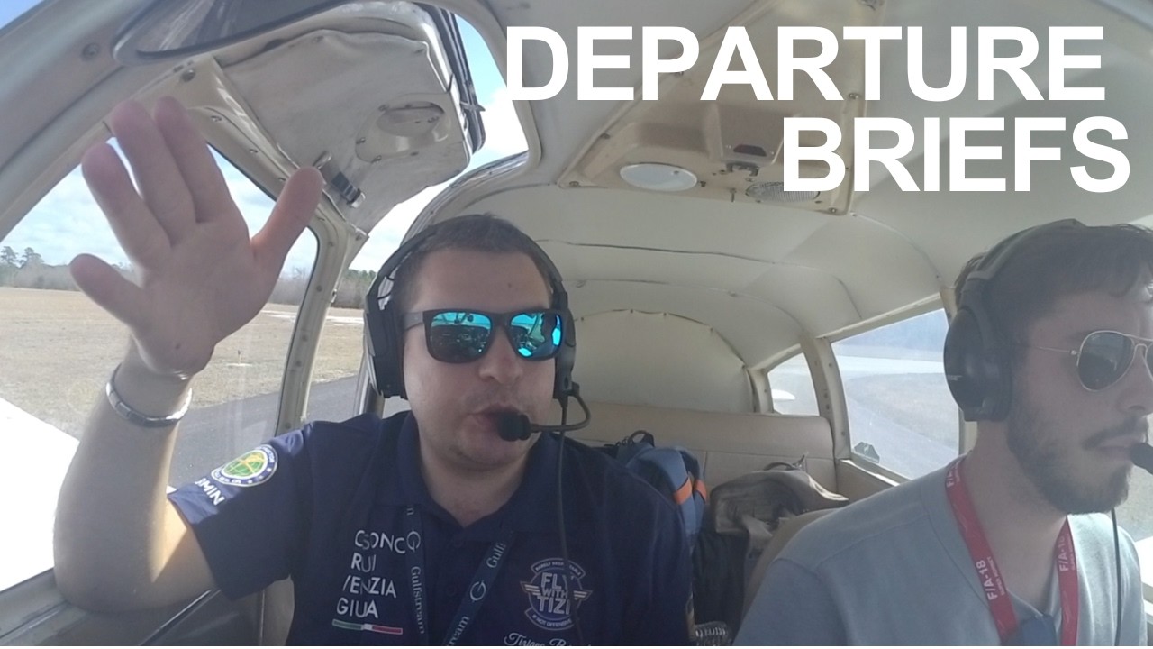 Giving a thorough Departure Briefing
