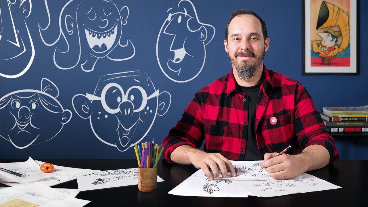 Introducción a la creación de personajes estilo cartoon - Un curso online de Ed Vill